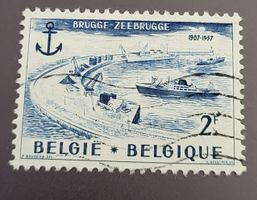 Belgien 1957 briefmarke