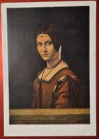 Lucrezia Crivelli Kunstkarte Leonardo da Vinci 1964