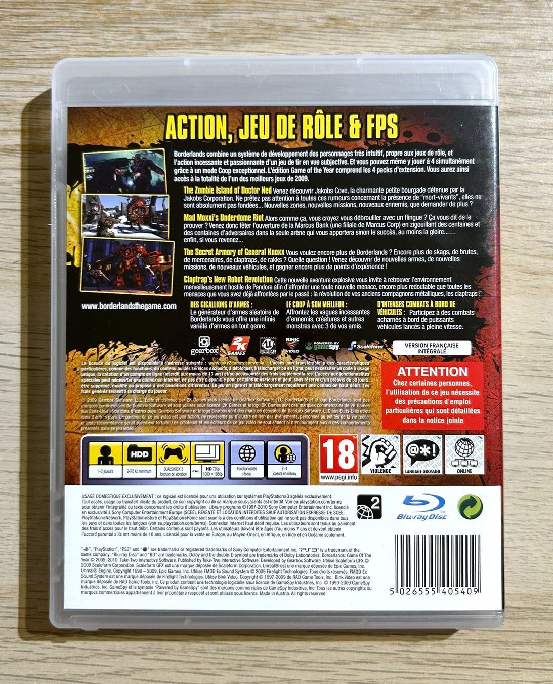 Sony Giochi: Borderlands Game of the Year Edition PS3 – Usato da St. Gallen venduto da Alpine.Arcade 1