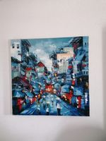 Gemälde Vietnam Öl auf Leinwand 80x80cm