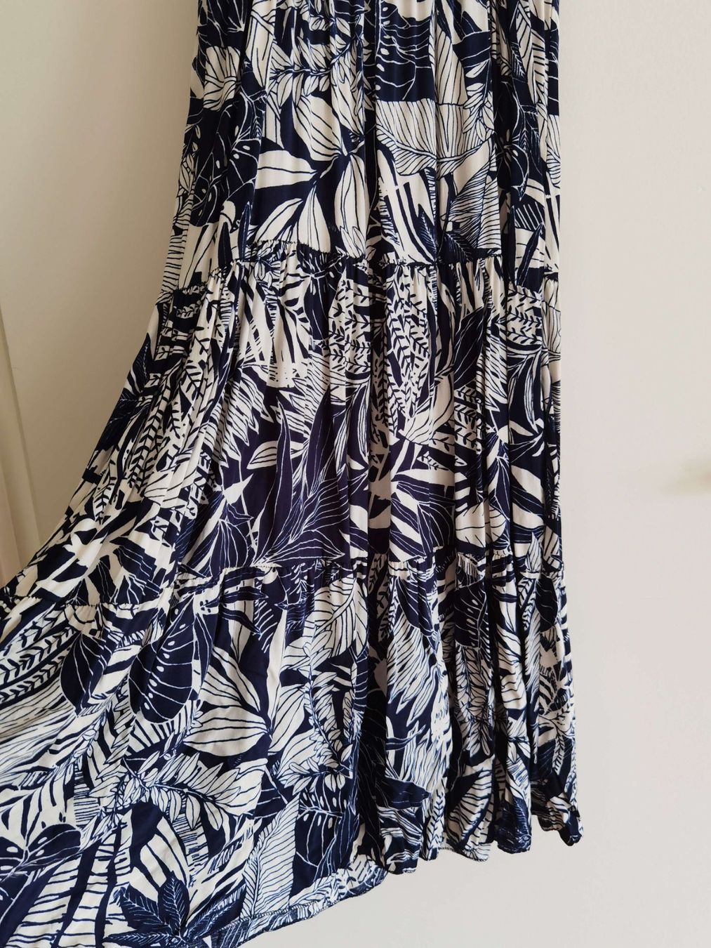 Vestiti: Dunkelblaues Kleid mit Blättern – Usato da Zug venduto da WickiPanda 2