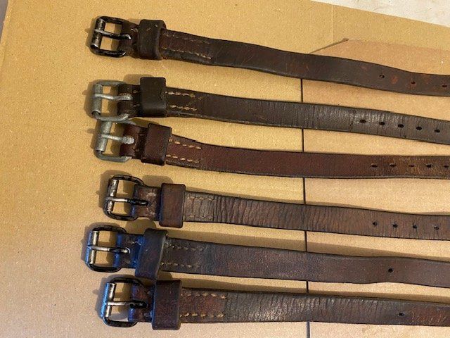 Sonstige Kleidung & Accessoires: 6 X  LEDERRIEMEN  CH ARMEE – Gebraucht aus Chur von silbermon 1
