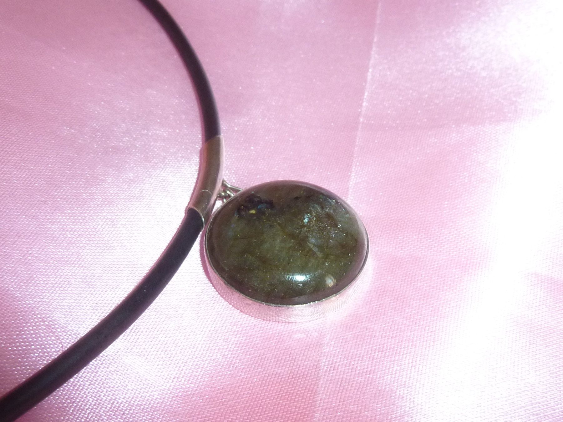 Pendentifs: collier avec pendentif pierre de labradorite – D'occasion à geneve par chriztel 5