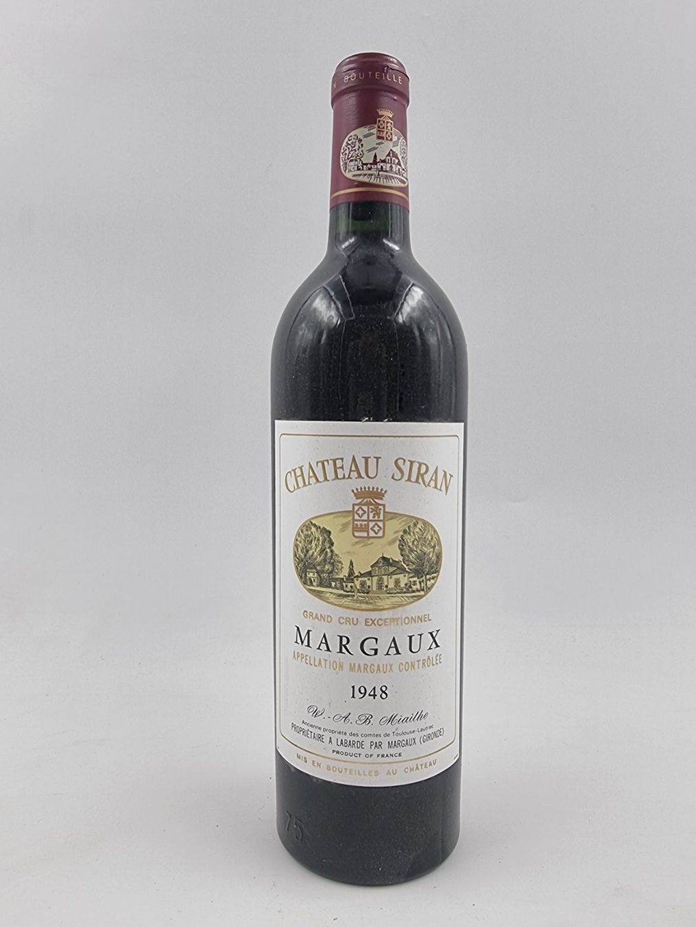 Vino: 1948 Château Siran MC – Nuovo (secondo la descrizione) da Dübendorf venduto da Gastrovin