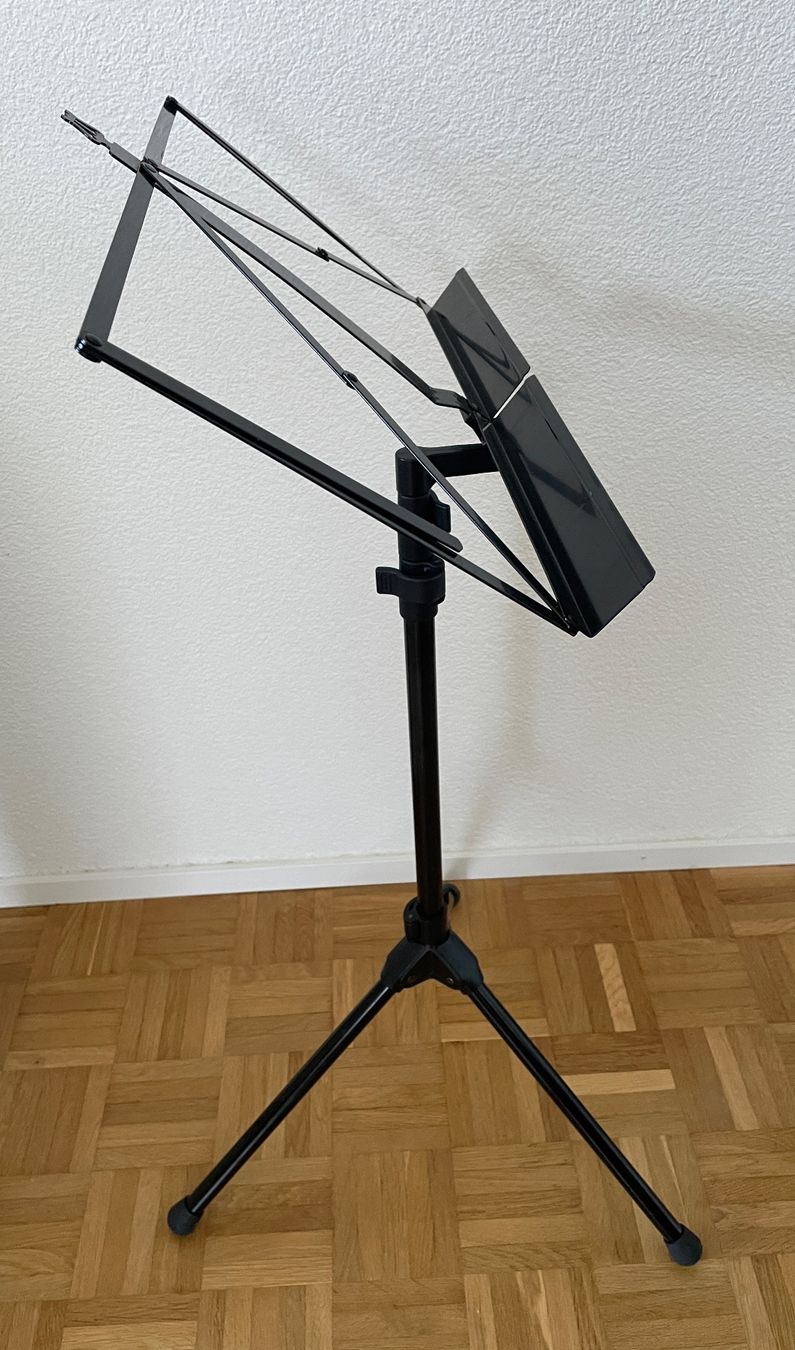 Supports pour instruments & partitions: Notenständer schwarz – D'occasion à Gümligen par soleil149 4