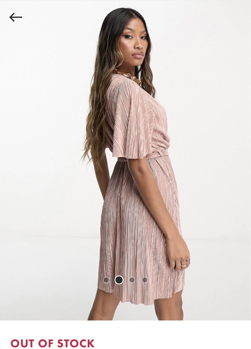 Vestiti: Mini Plisse Kleid, Gr. 34 – Nuovo e nell'imballaggio originale da Arbon venduto da llaauraa 1