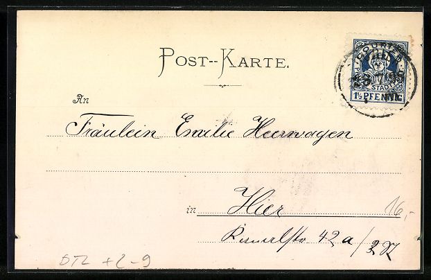 Ansichtskarten: München, Wittelsbacher-Brunnen, Private – Gebraucht aus Berlin von bartko-reher 1