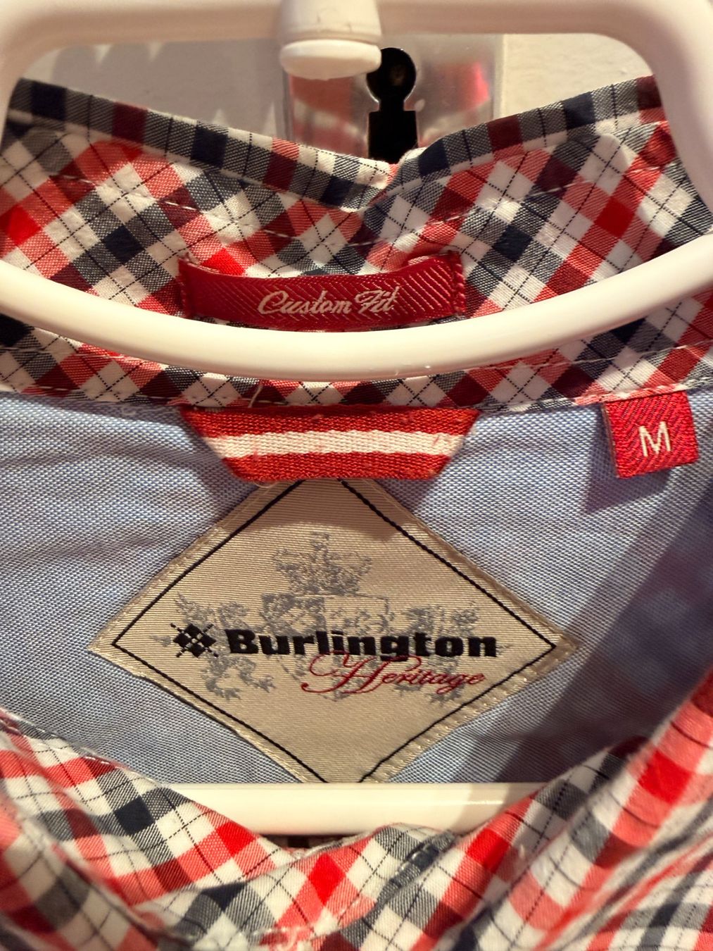 Camicie: Burlington Heritage Hemd | Custom Fit | Grösse M – Usato da Montreux venduto da Spartack88 2