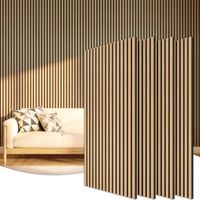 Akustikpaneele Holz 4x 120x60cm 2,88m² Schallschutz Teak
