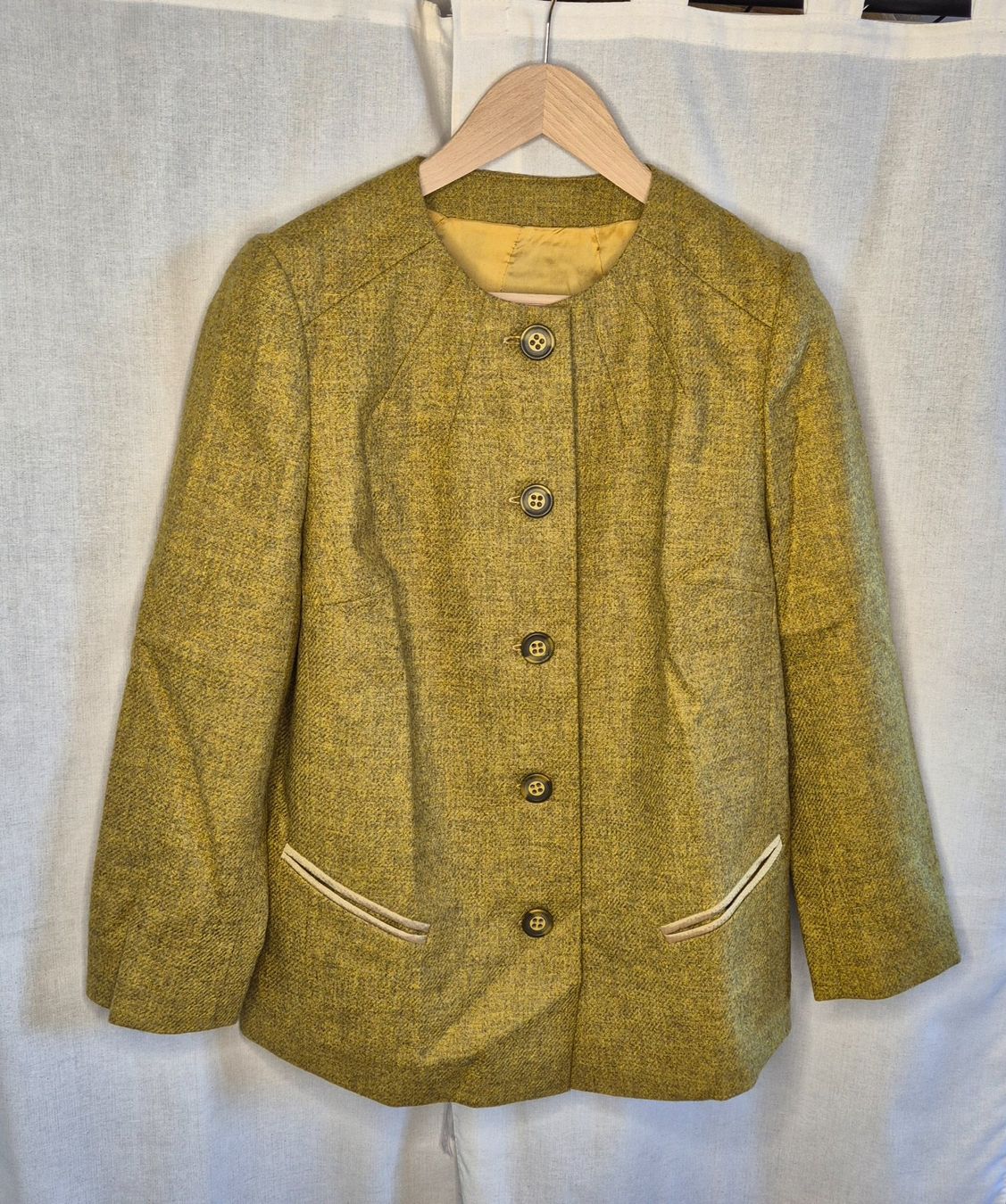 Vestes: Wollblazer in Senffarbe – D'occasion à Leissigen par ali_k9v8