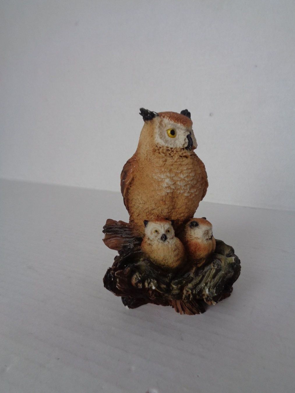 Figurines: Eule mit Nachwuchs - Polyresin-Figur – D'occasion à Chur par omonia 1