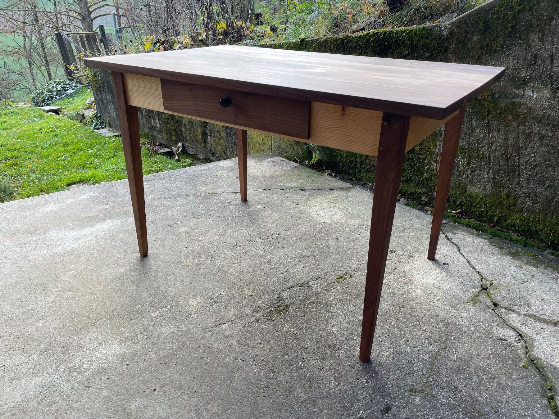 Tische: Tisch Biedermeier Nussbaum – Neu (gemäss Beschreibung) aus Oberburg von Tanneneuhus 2