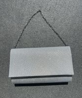 Pochette de soirée argentée