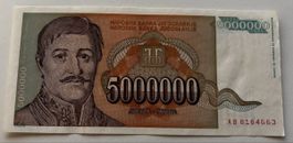 Jugoslawien 5‘000‘000 Dinara 1993