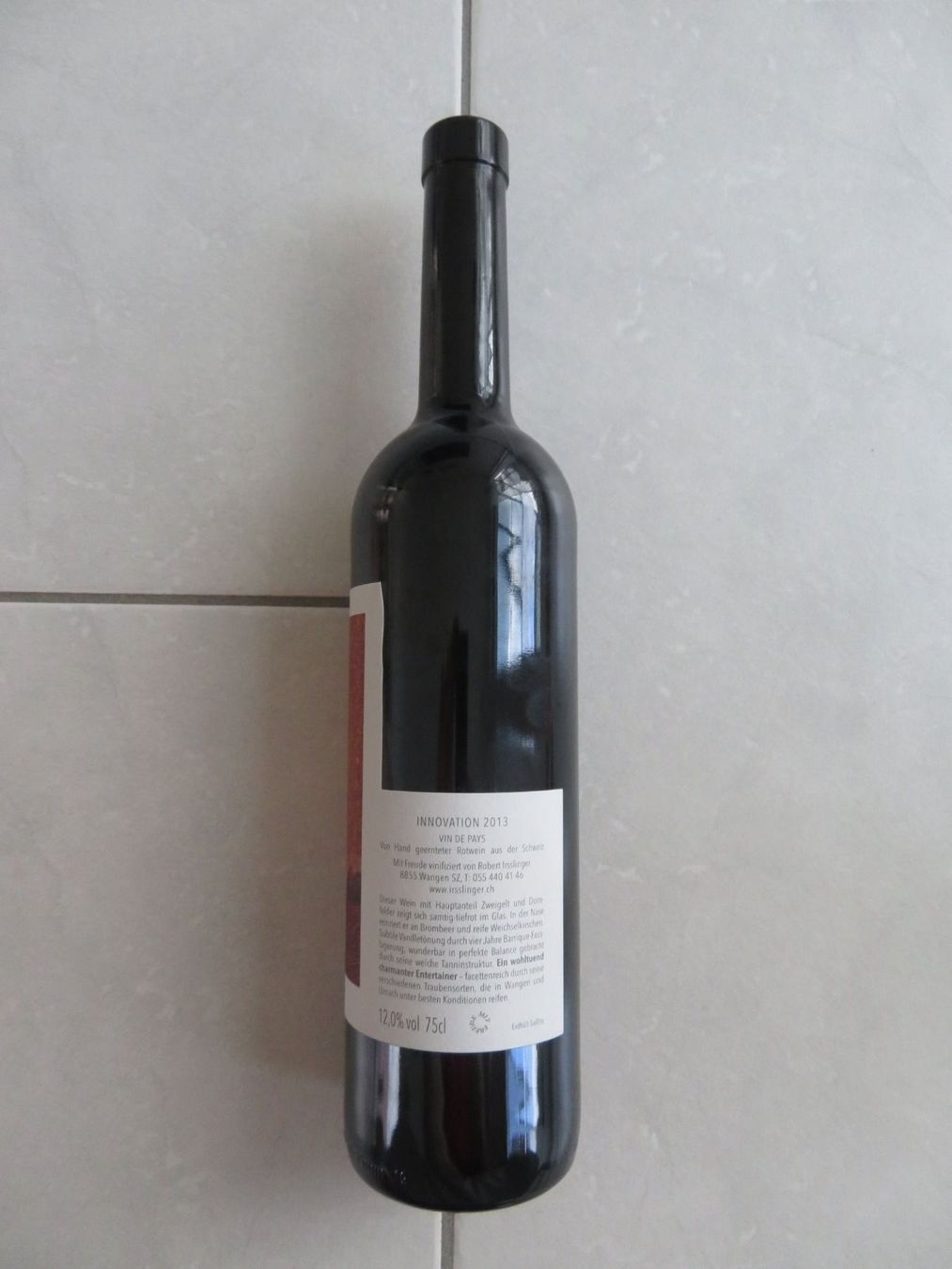 Wein: Irsslinger Innovation mit Jahrgang 2013 – Neu und originalverpackt aus Lachen SZ von peace0 1