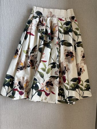 Blumen-Rock Baumwolle Zara XS