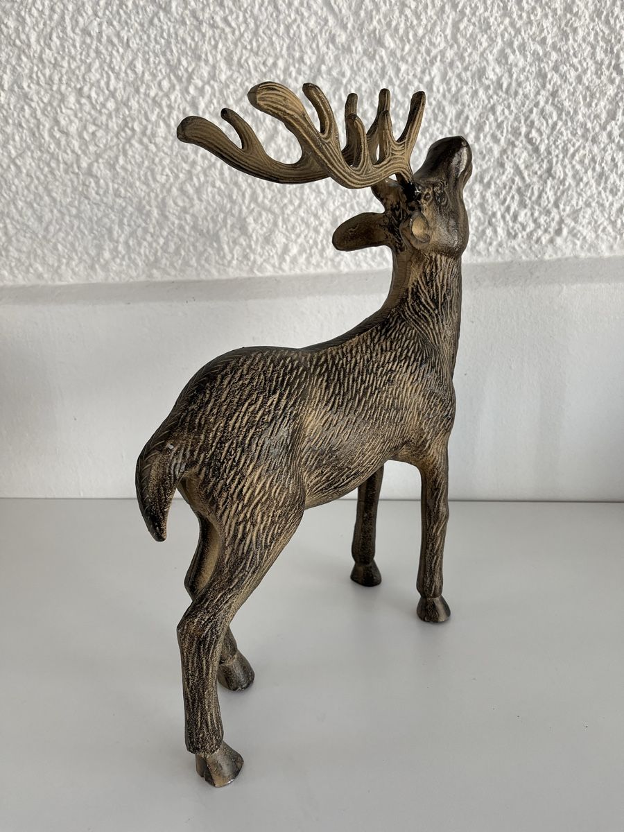 Sculture & Statue: grosser Hirsch aus Aluminium – Usato da Wetzikon ZH venduto da seli03 5