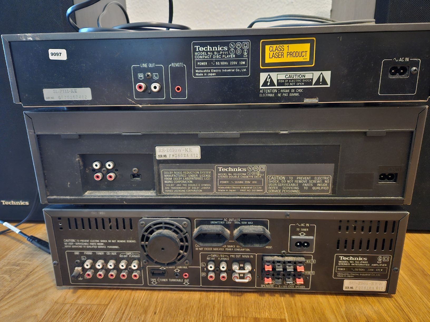 Technics Amplificatori: Technics Hi-Fi Anlage mit Boxen – Usato da Roggwil BE venduto da Hr.Gustav 3