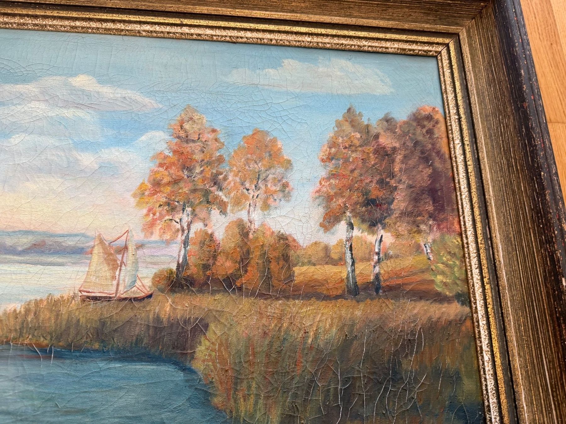 Tableaux: Gemälde auf Leinwand "A. Gsell 1936" – D'occasion à Ossingen par kimpossibel 3