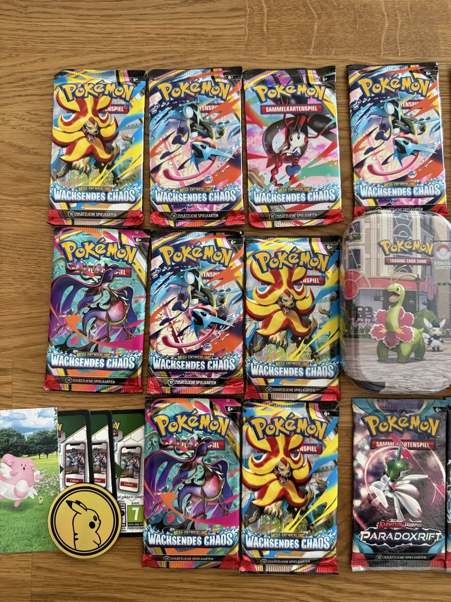 Pokémon Cartes à collectionner: Viele Booster, 2 Mini Tins und einige Karten – Neuf (Voir description) à Amriswil par sim_nlb6 1