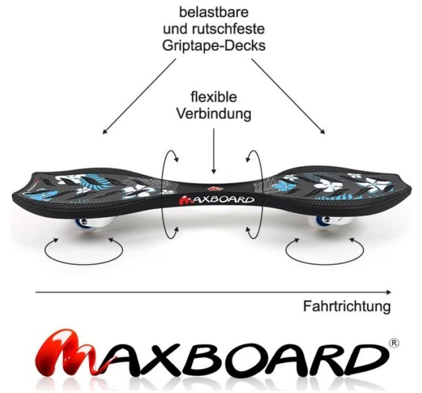 Skateboards: Schönes Waveboard Maxboard in gutem Zustand – D'occasion à Heimenhausen par beatama 3