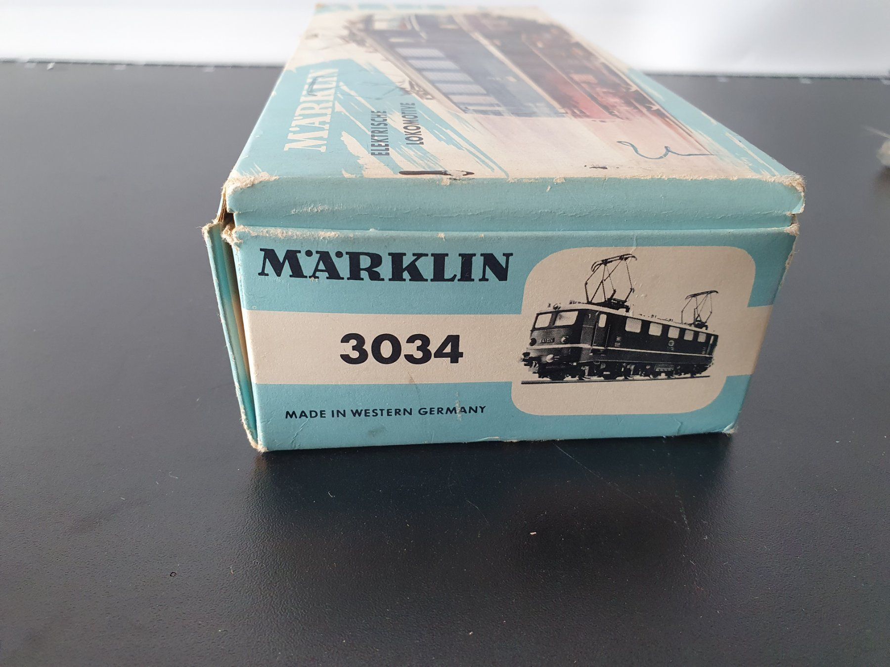 Märklin Modellini di ferrovie: MÄRKLIN: DB E-LOK BR E41 BLAU GUSSMODELL 3034 OVP – Usato da Biglen venduto da taunus82 8