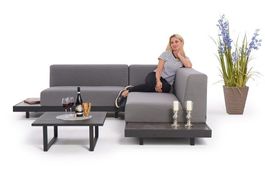 Gartenmöbel - Garten Lounge - Sunbrella Stoff grau