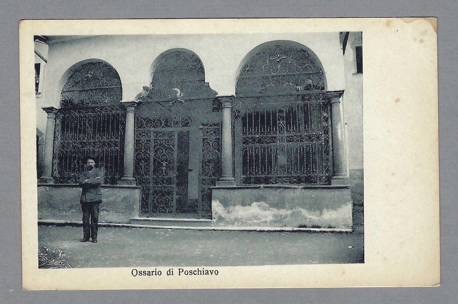 Cartoline postali: POSCHIAVO, OSSARIO, * – Usato da Pura venduto da ulisse1957