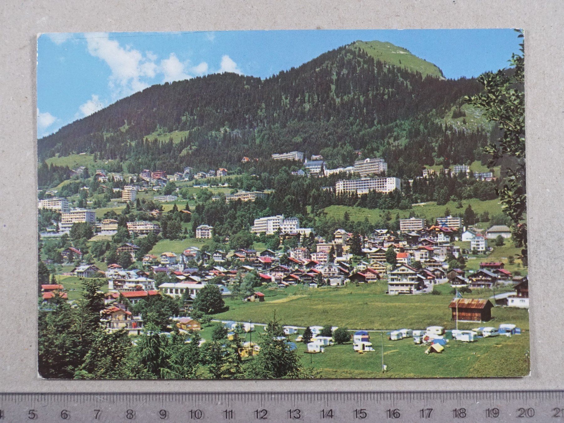Cartoline postali: Leysin, 1974 – Usato da Lenzburg venduto da fh1