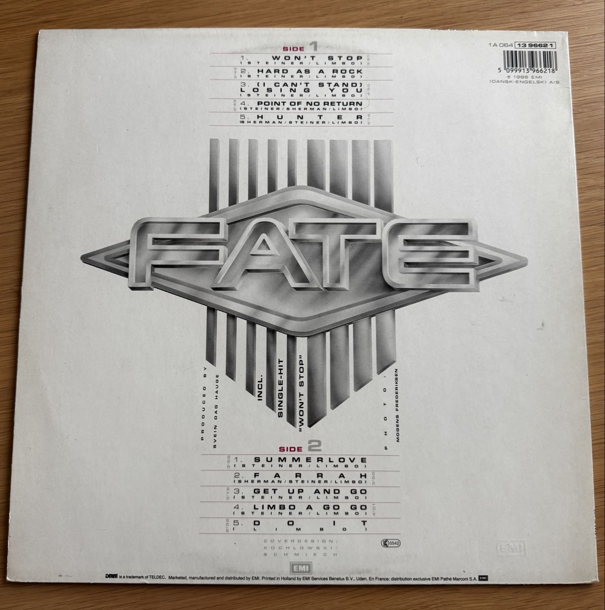 Dischi in vinile: Fate - A matter of attiude – Usato da Tuggen venduto da Ainslie-Man 1