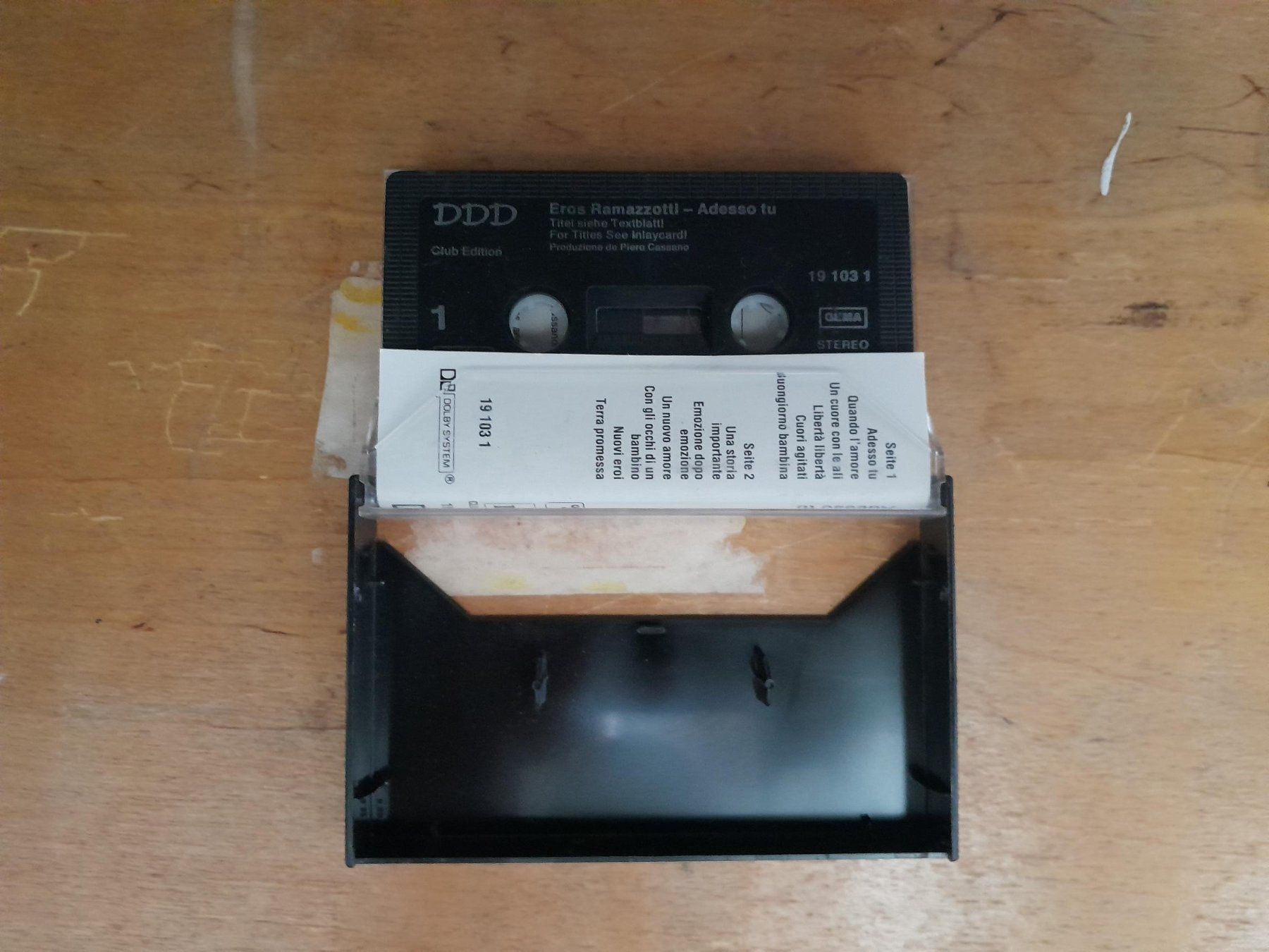 Kompaktkassetten: Kassette / MC - Eros Ramazotti - Adesso Tu – Gebraucht aus Männedorf von Bel-view 2