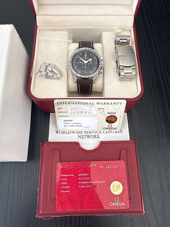Orologi: Omega Speedmaster Broad Arrow (Ref. 3594.50)  Box & Papiere – Usato da Weingarten-Kalth venduto da dom_yk2b