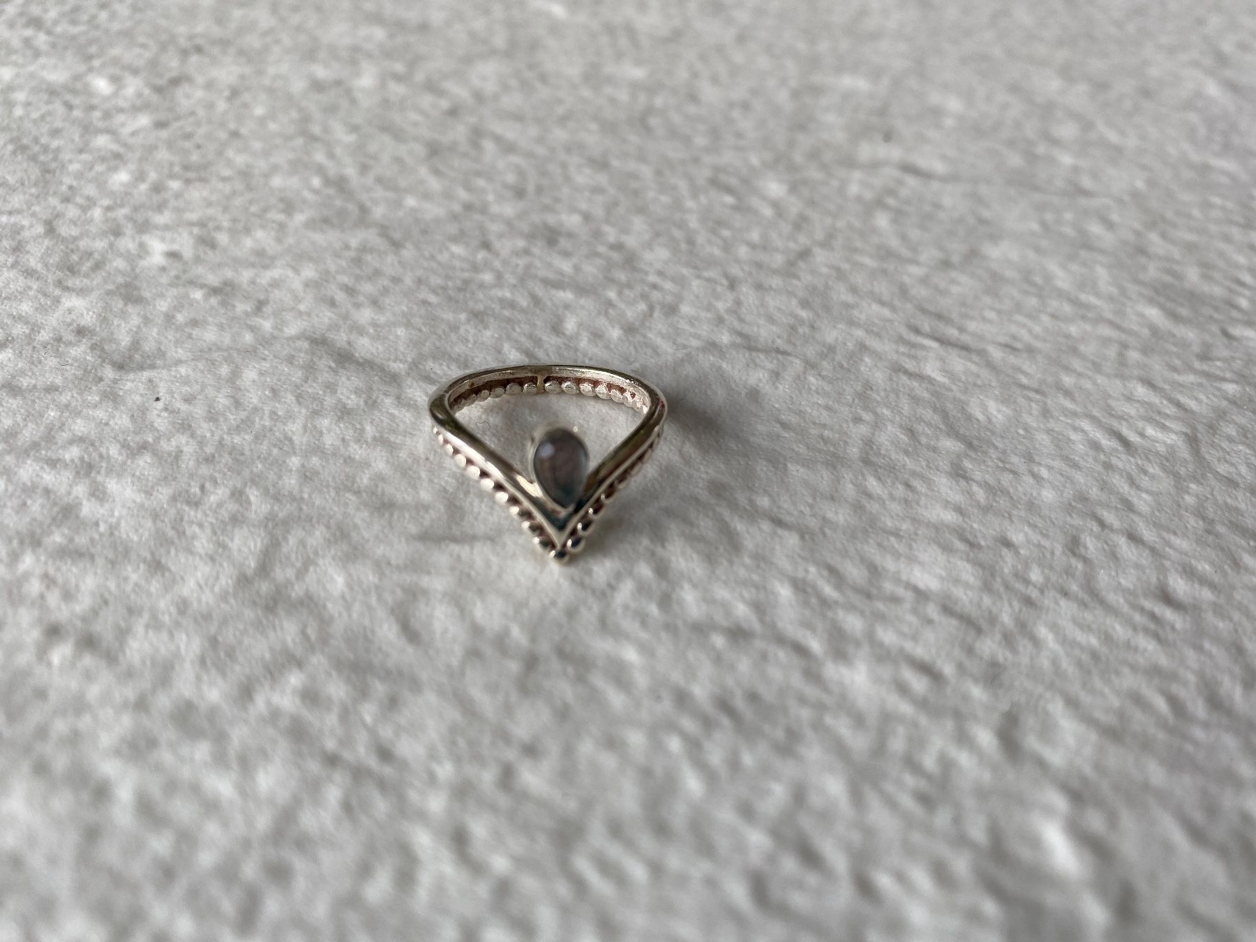 Ringe: Silberring mit Labradorit Stein – Neu und originalverpackt aus Killwangen von Fefy