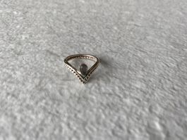 Silberring mit Labradorit Stein