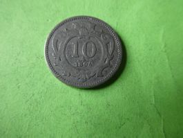 Oesterreich 1894, 10 Heller