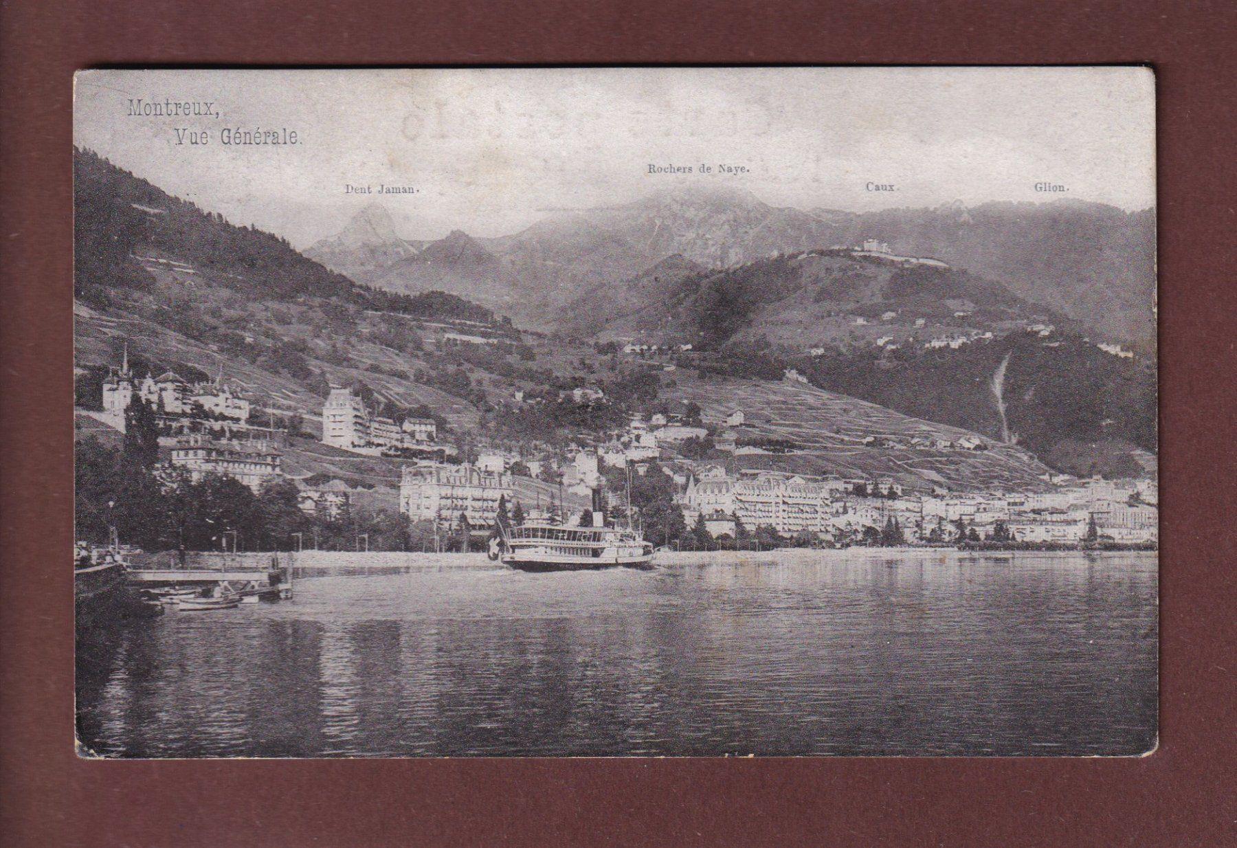 Ansichtskarten: MONTREUX - 1914 – Gebraucht aus Pully von nicecards