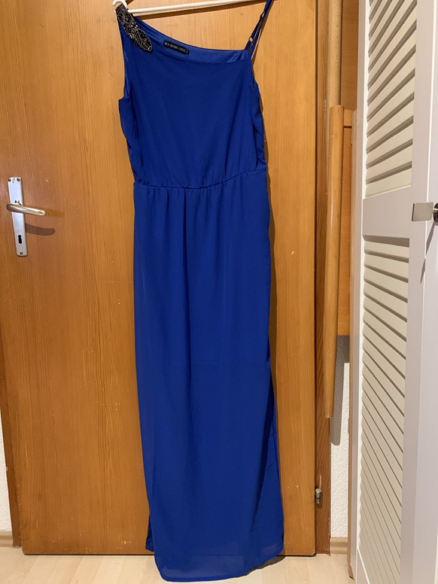 Vestiti: langes Abendkleid Even&Odd blau, Grösse L – Usato da Meilen venduto da Flockenwirbel 1