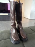 Damen Stiefel braun Kunstleder Grösse 38 Neu
