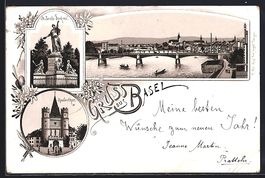 Vorläufer-Lithographie Basel, 1895, Spa