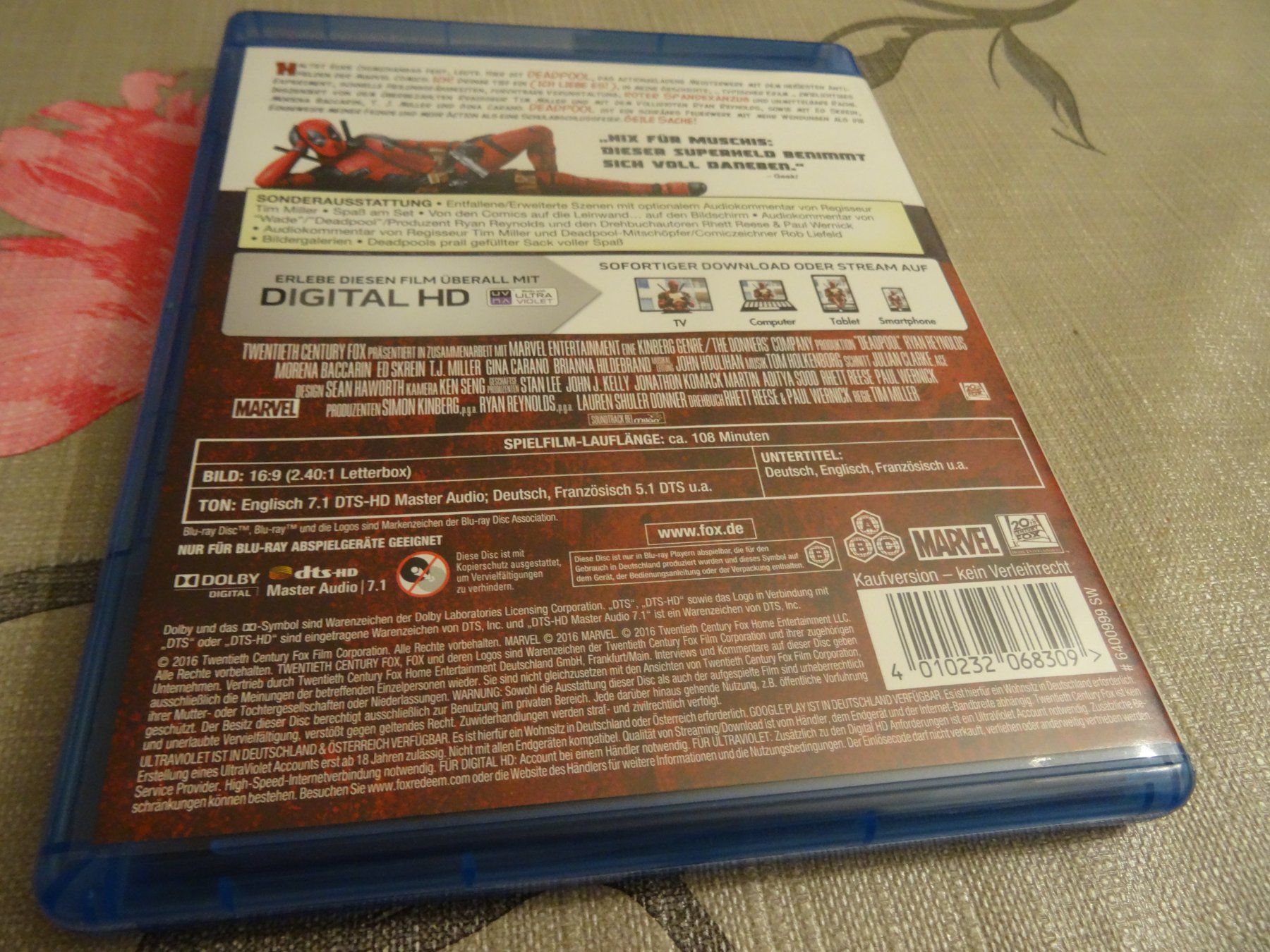 Tous les DVDs: Deadpool BLU-RAY – D'occasion à Olten par Disc-Verkauf 2
