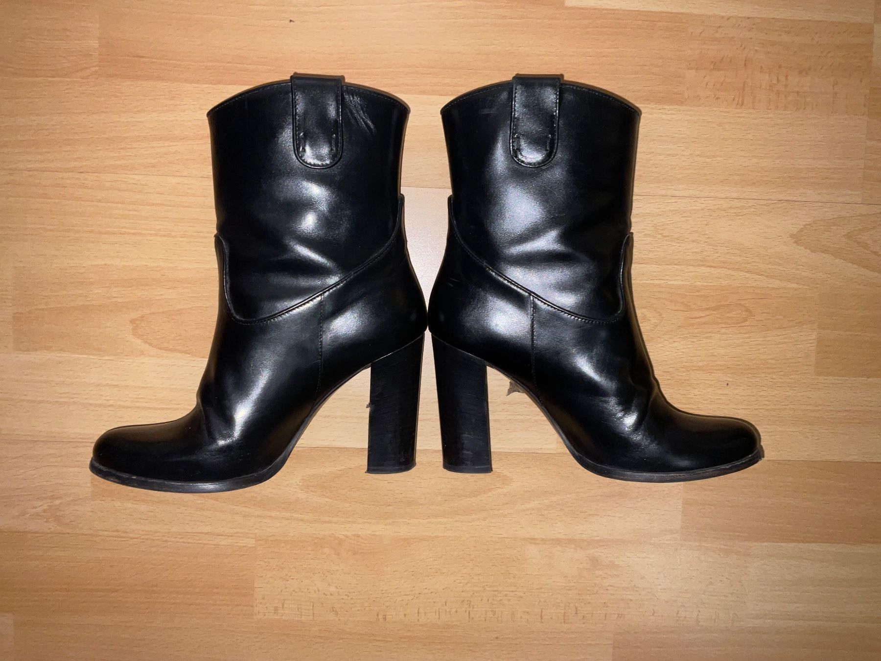 Benci Brothers Scarpe da donna: Bottines, cuir noires, pointure 38, portèes 1 fois – Usato da Zürich venduto da martecd 4