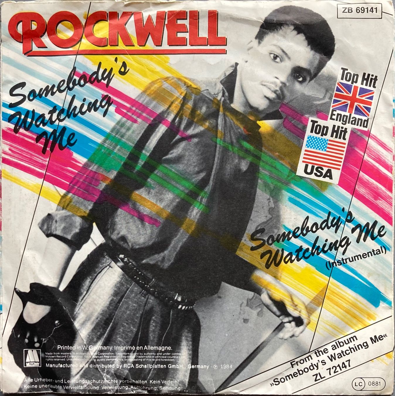 Schallplatten: ROCKWELL - SOMEBODY'S WATCHING ME – Gebraucht aus Poliez-Pittet von Newtown-Records 1