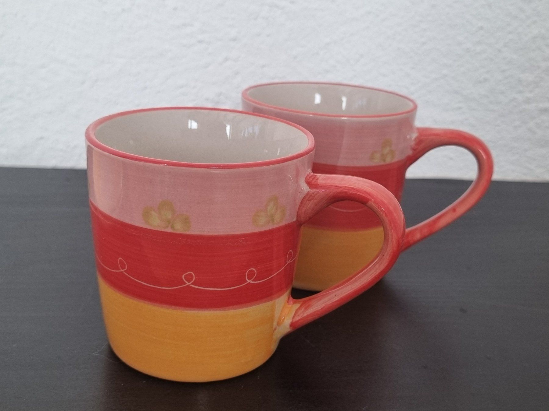 Tazze: 2 Tassen Kaffe Tee mit Unterteller von CreaTable – Usato da Affoltern am Albis venduto da thingsANDthings 2