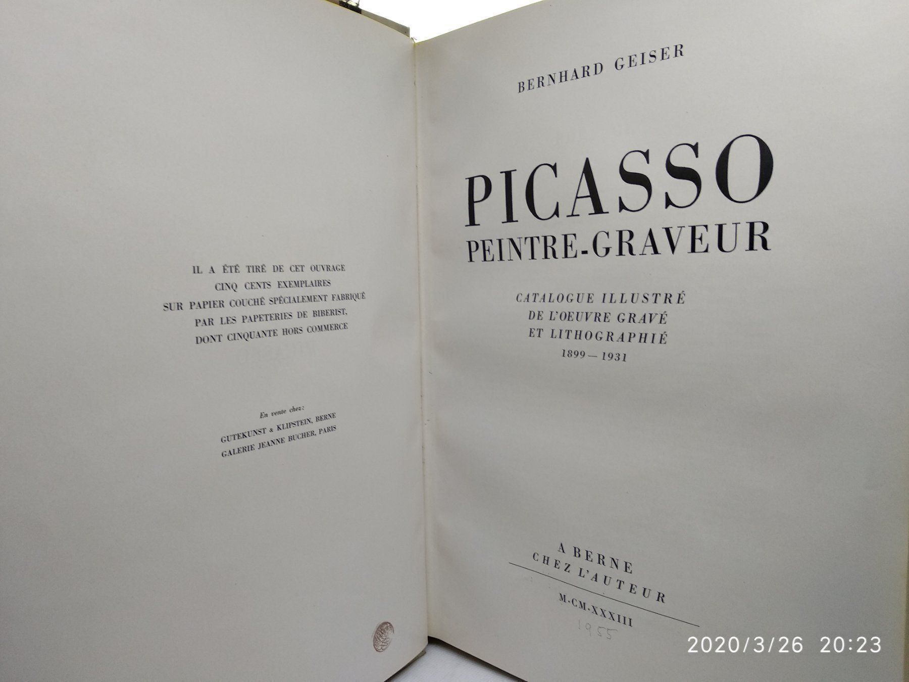 Bücher: PABLO PICASSO – Gebraucht aus Goldach von Gaip 3