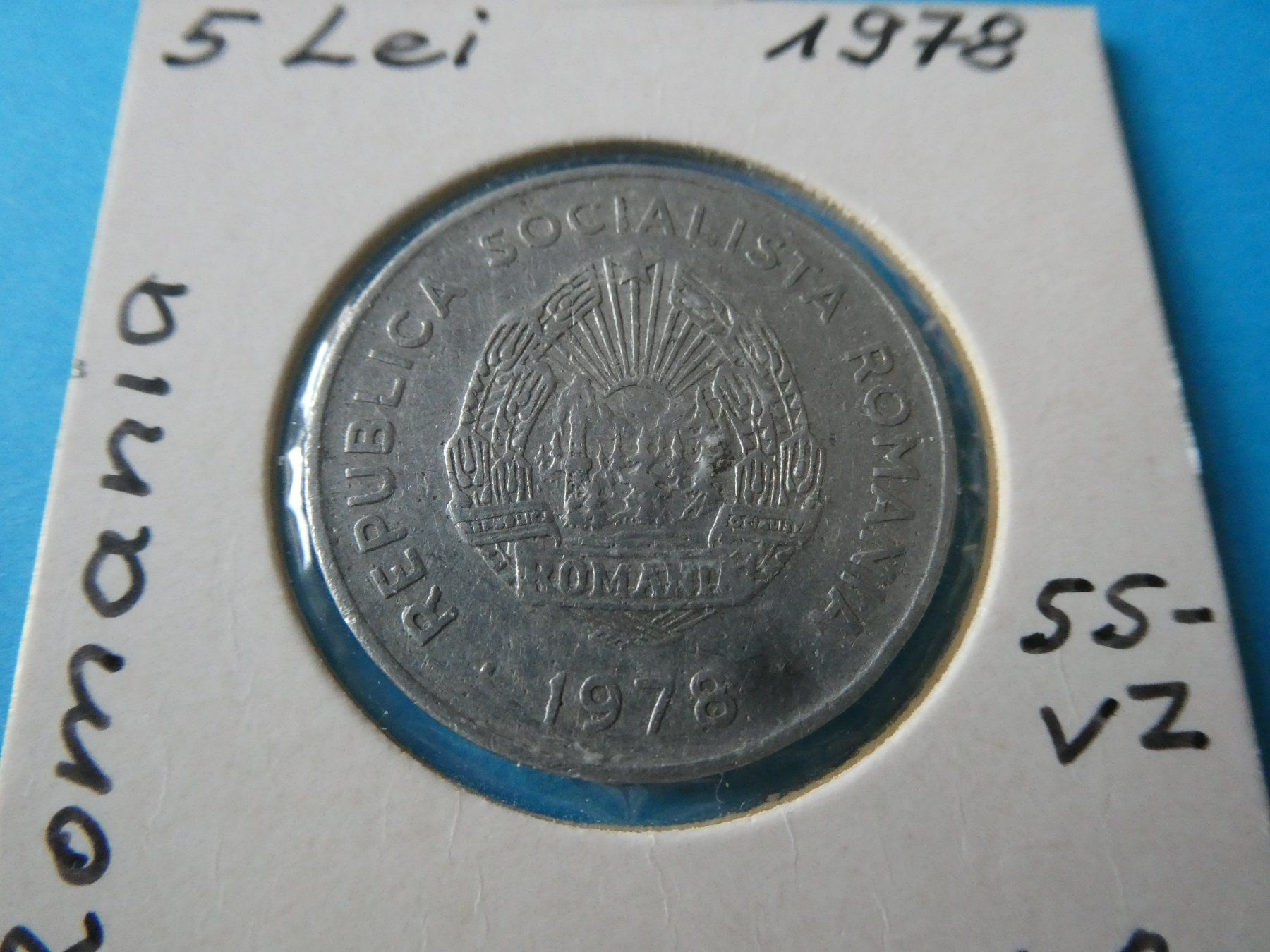 Tutti le monete: Rumänien 1978, 5 Lei – Usato da Hinterforst venduto da Rohusri