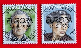 EUROPAMARKEN 893 894 BILLE VON ROTHEN VOLLSTEMPEL ET 1996