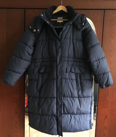 Wintermantel, warm gefüttert, Grösse 3XL, navy midnight blue
