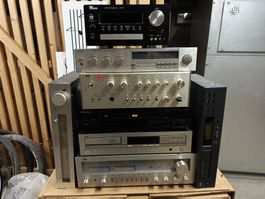 HiFi Audio Komponenten Konvolut gebraucht 8 Geräte