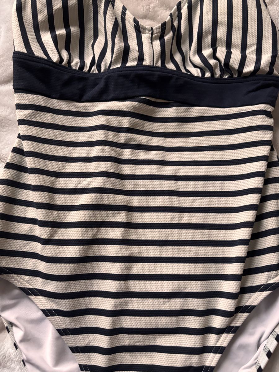 Esprit Costumi da bagno & Bikini: Esprit Badeanzug blau/weiss gestreift Grösse 40 – Usato da Weisslingen venduto da Yuna123 2