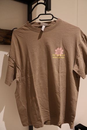 T-Shirt H&M Grösse S braun Relaxed Fit